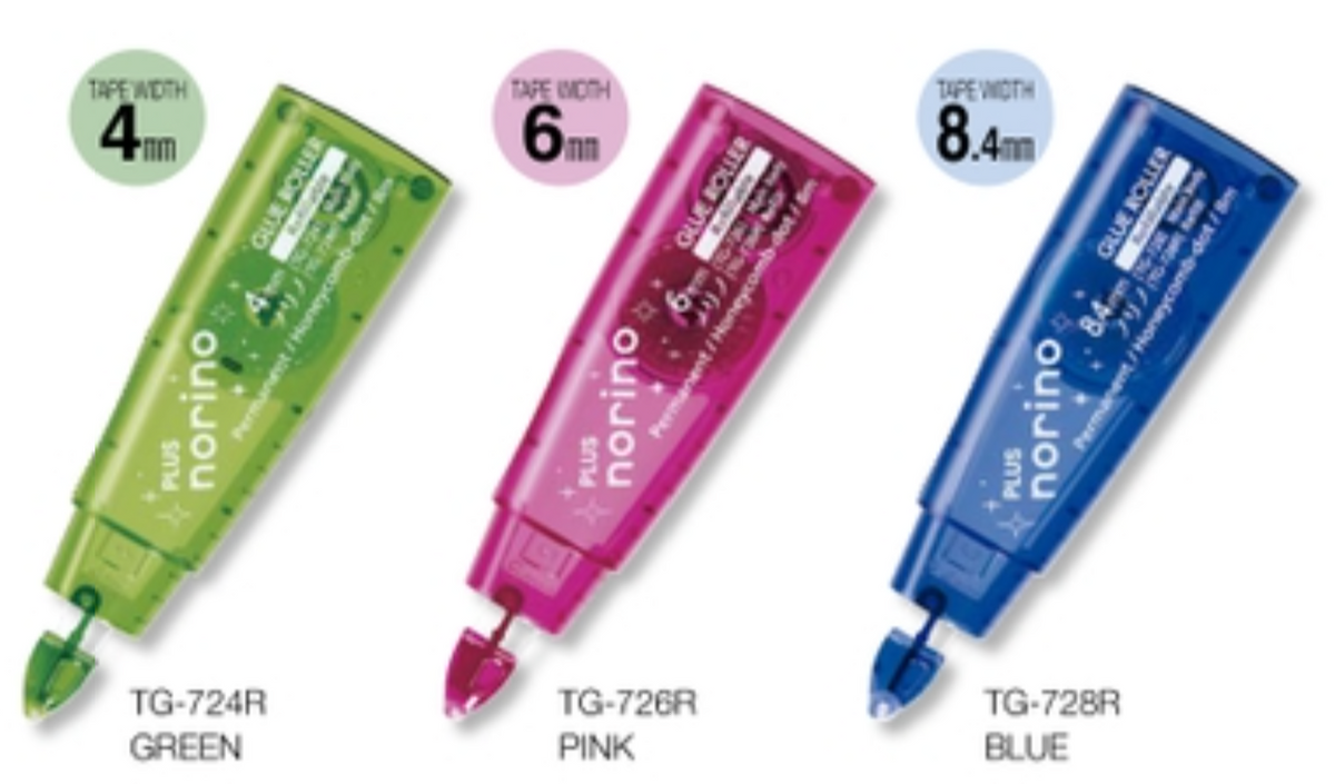 Plus norino 雙面膠紙機替芯 Glue Roller Refill [TG-724R / TG-726R /TG-728R]