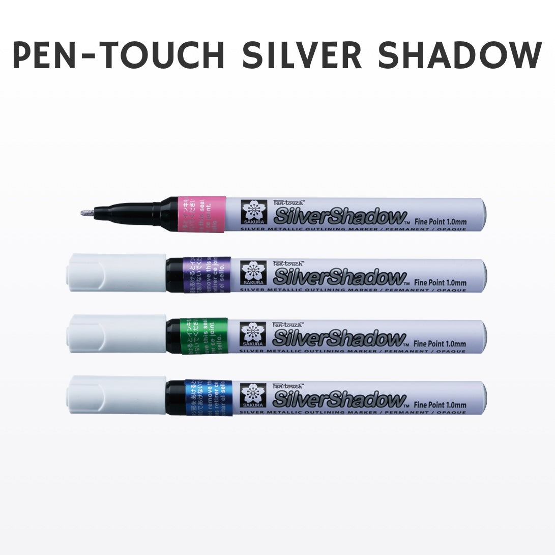 日本櫻花牌 SAKURA - 綑邊漆油筆 Pen Touch Silver Shadow Marker - [XPMK-SS 1.0mm]