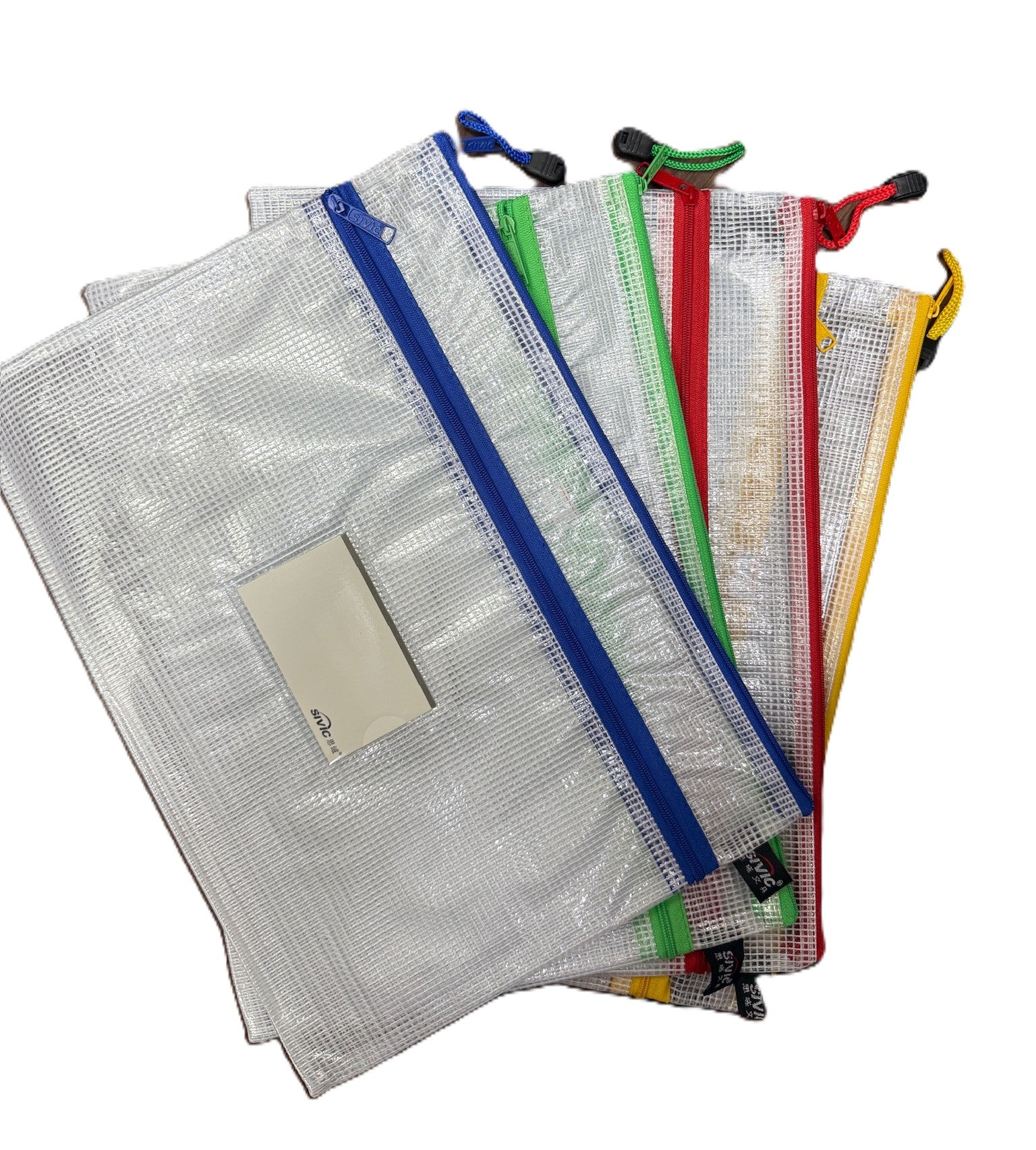 SIVIC (平價) 透明拉鏈袋 / 功課袋 Zipper bag colour