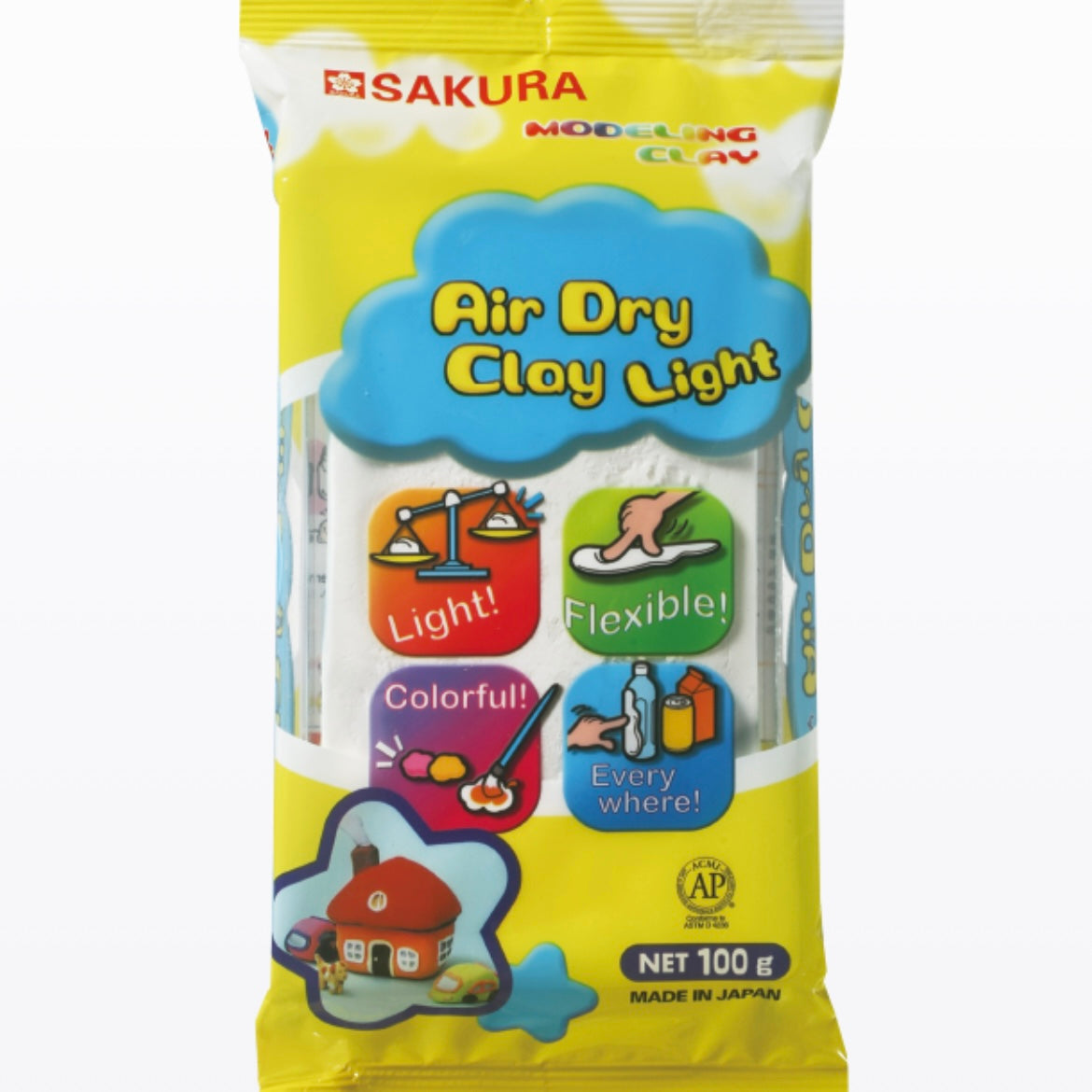 Sakura 輕黏土/紙黏土 Air Dry Clay Light (23x11x2.5cm)