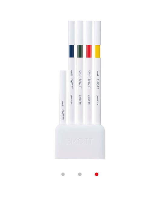 UNI EMOTT Pencil [No.3 Nostalgic Color]- 彩色鉛芯筆套裝 Coloured mechanical pencils set