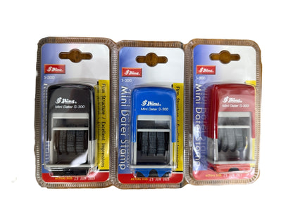 Shiny 日子回墨印 Date stamp S400 (英文日子/ 4mm)