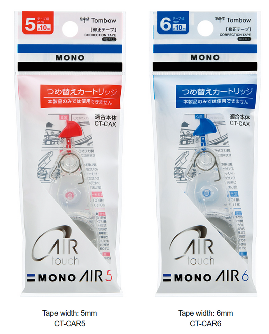 Tombow MONO Air touch CT-CAR5/6 修正帶替芯 Correction Tape Refill