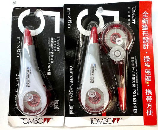 Tombow MONO CT-PXN 修正帶 Correction Tape - 紅 Red