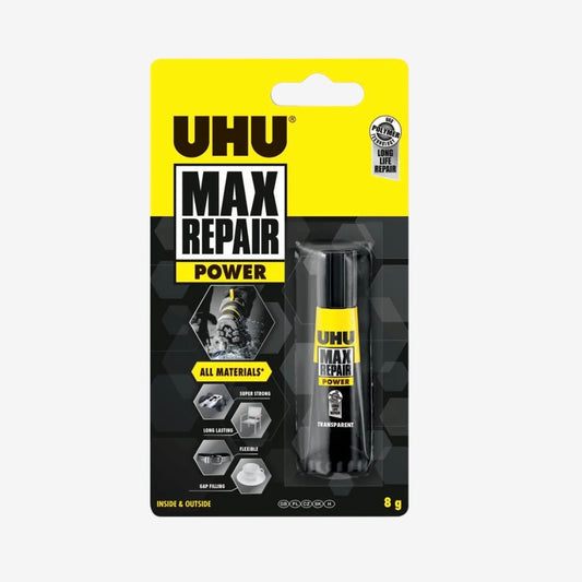 UHU 修復透明強力膠 Max Repair Power glue [8g]