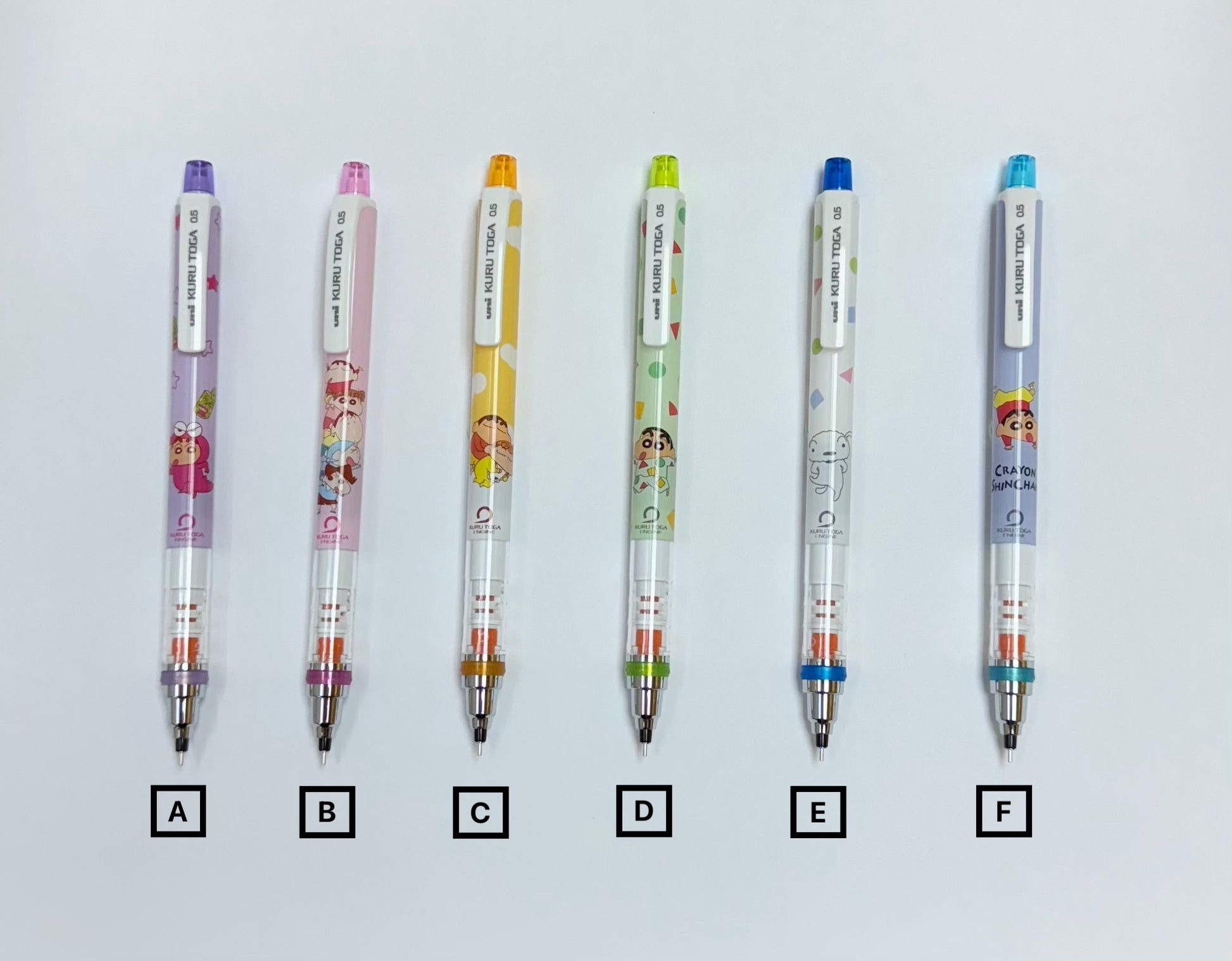 UNI - 蠟筆小新 Crayon Shinchan - KURU TOGA 0.5mm 公仔鉛芯筆 Mechanical pencil