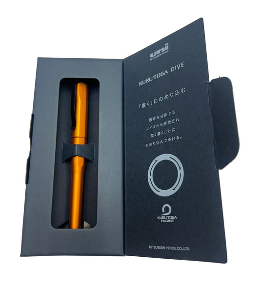 UNI - KURU TOGA DIVE 0.5mm 鉛芯筆 Mechanical pencil - 落日橘色 Twilight Orange
