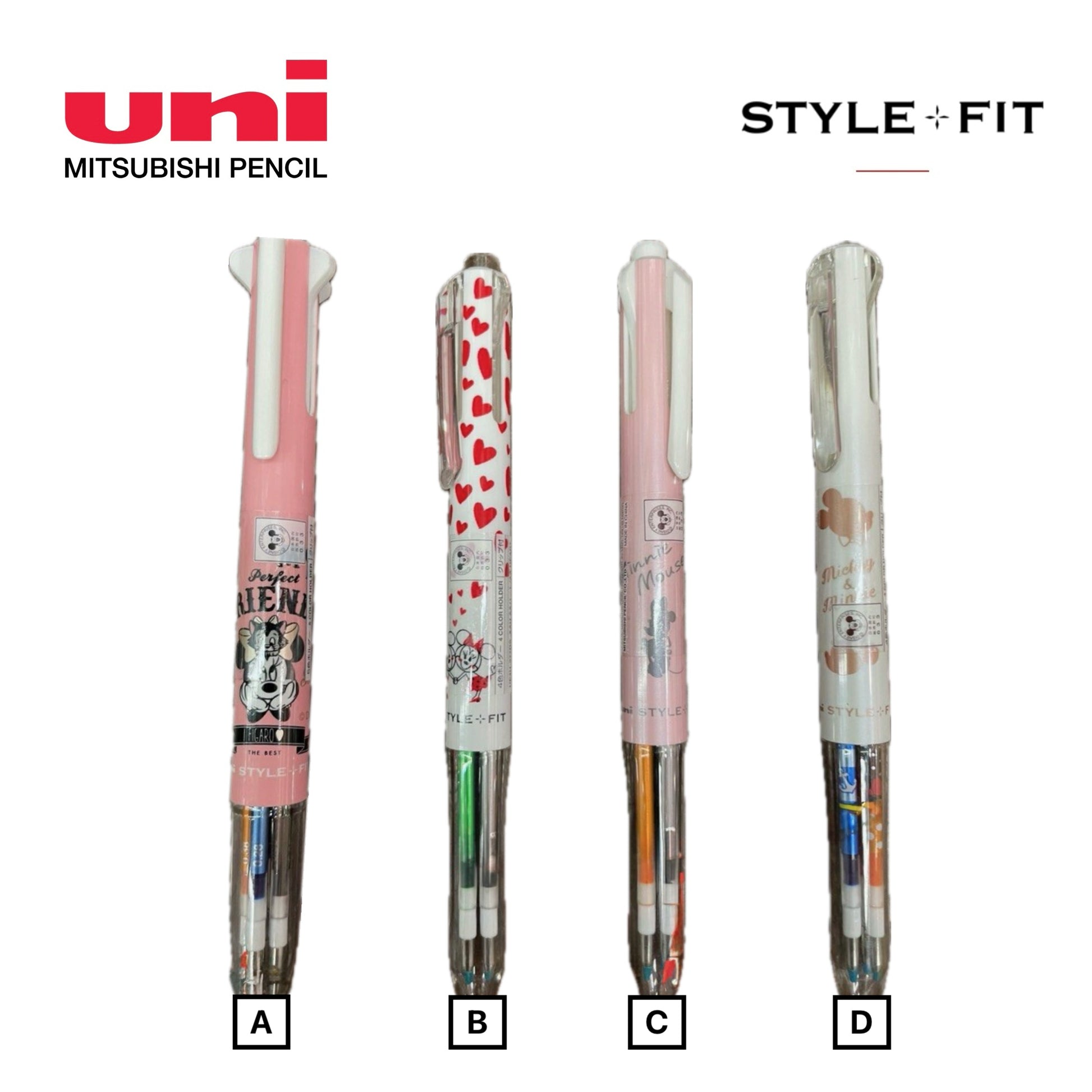UNI - 米奇米妮 Mickey Minnie - Style Fit 多色筆 Multi-colour ball pen