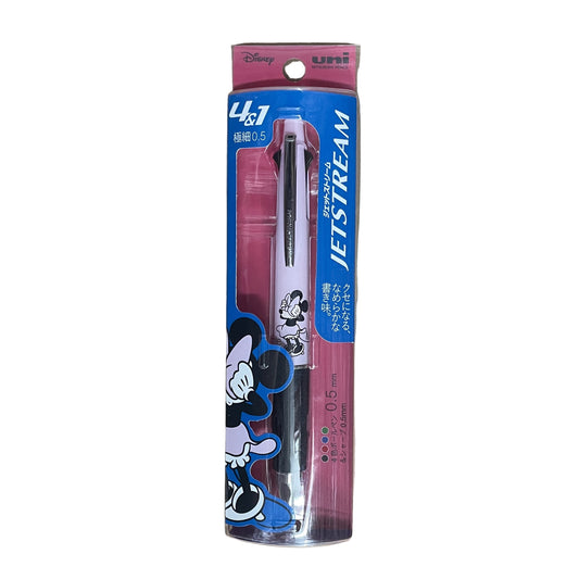 UNI  - 米妮 Minnie Mouse - JETSTREAM4&1 四色原子筆 + 0.5mm鉛芯筆 Multicolour pen + Mechanical pencil