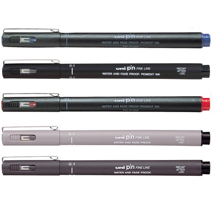 UNI - Pin 耐水性繪圖針筆 Pigment Ink Fine Line Pen