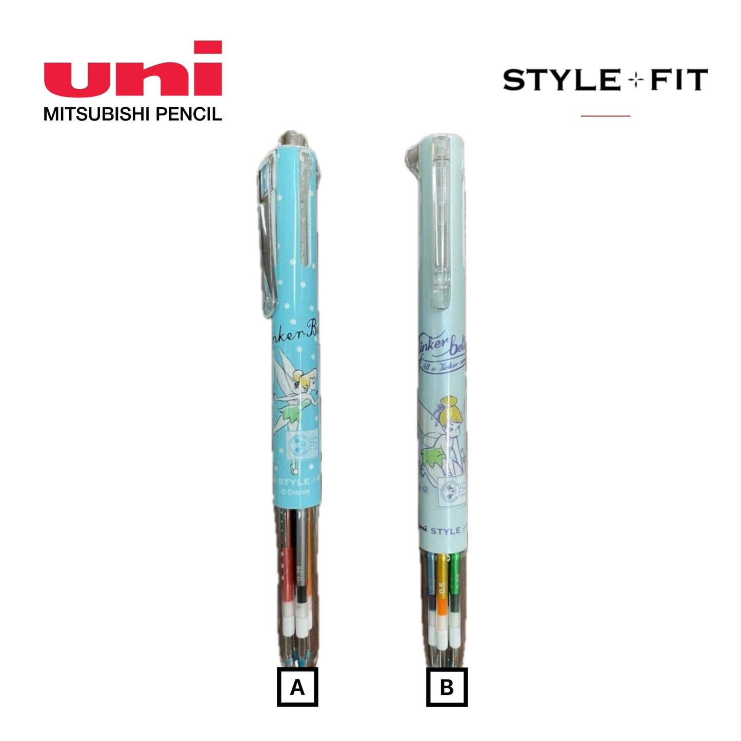 UNI - 奇妙仙子 Tinker bell - Style Fit 多色筆 Multi-colour ball pen
