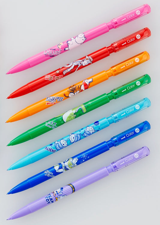 UNI - 反斗奇兵Toy story - Colour 0.5mm 顏色鉛芯筆套裝 Erasable Coloured Mechanical Pencils Set
