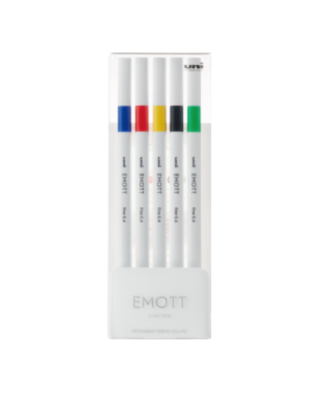 UNI EMOTT fine 0.4 No.1 VIVID COLOR 