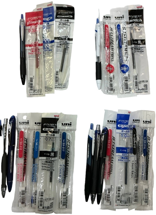 UNI Jetstream 替芯 Refill: SXR-38 / SXR-5 / SXR-7 (SXR-C7) / SXR-10 (SXR-C1)