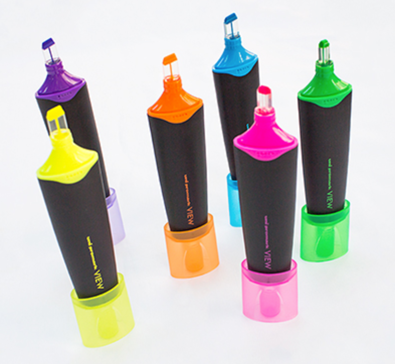 UNI Promark VIEW 螢光筆 Highlighter
