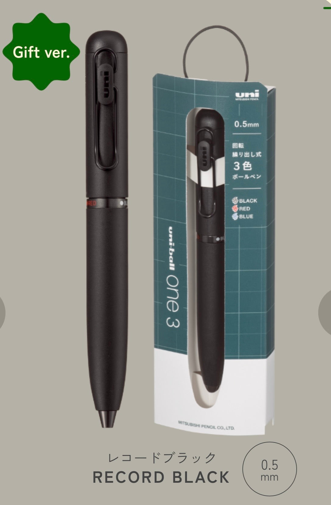 UNI Uni-Ball ONE 3  三色原子筆 3-colour Ballpoint Pen -[0.38mm / 0.5mm]