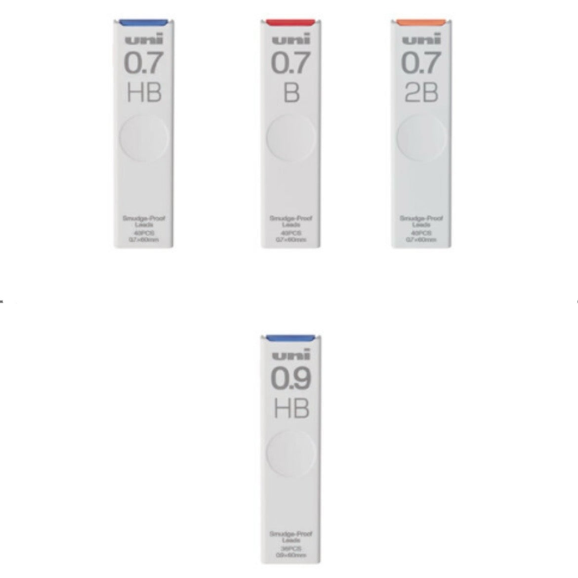 UNI 鉛芯 lead 0.3mm/ 0.5mm/ 0.7mm/ 0.9mm