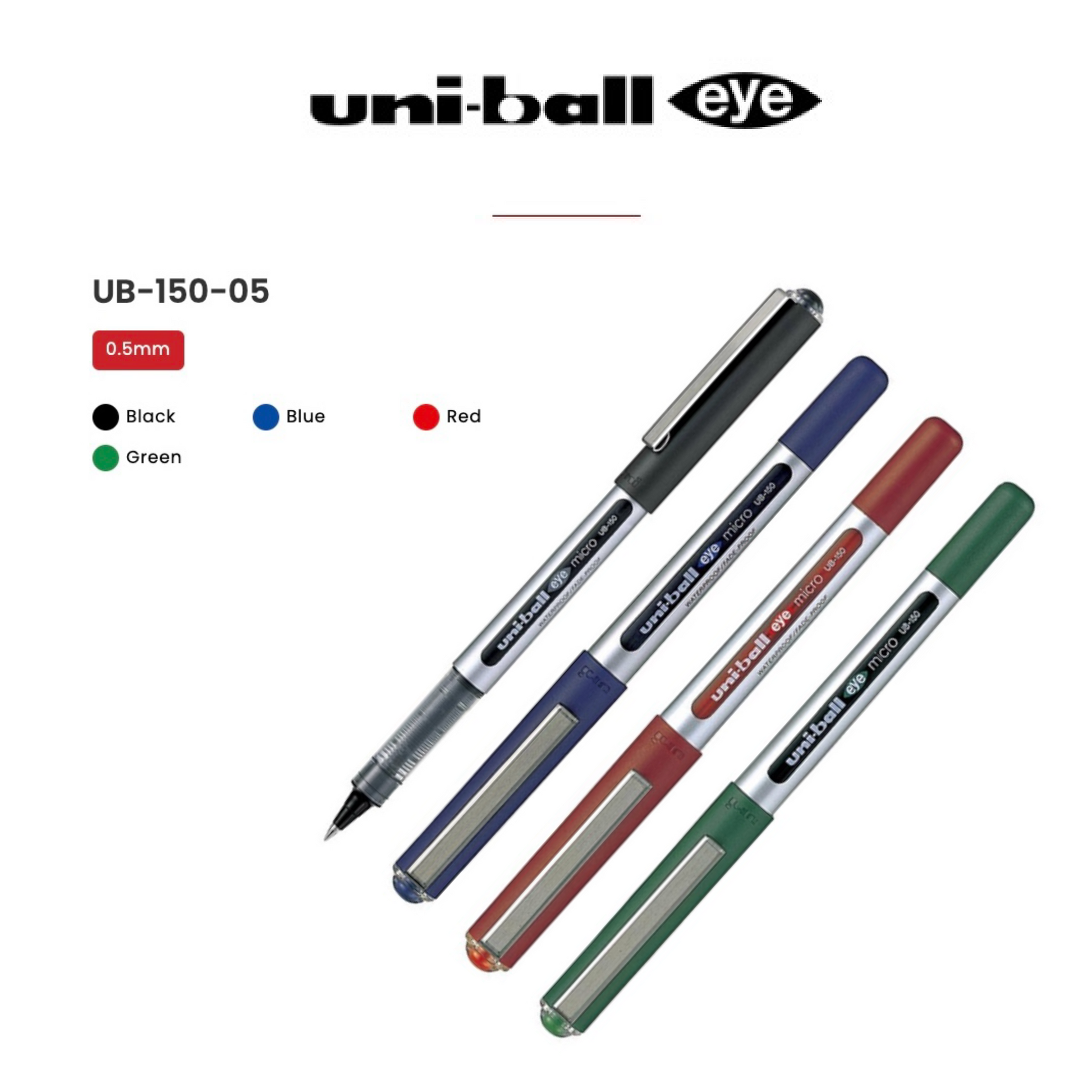 UNI uni-ball eye [UB-150-05] 0.5mm 走珠筆 Micro roller ball pen