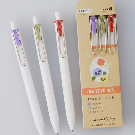 UNI uni-ball one 秋冬限定系列 [秋 Autumn] 0.38mm/0.5mm 原子筆套裝 ball pen set