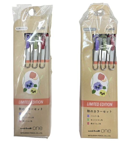 UNI uni-ball one 秋冬限定系列 [秋 Autumn] 0.38mm/0.5mm 原子筆套裝 ball pen set
