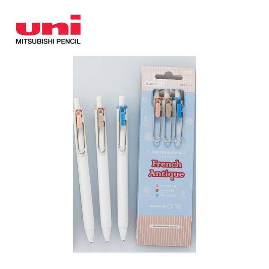 UNI uni-ball one French Antique 0.38mm/0.5mm 原子筆套裝 ball pen set
