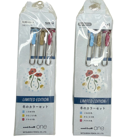 UNI uni-ball one 秋冬限定系列 [冬 Winter] 0.38mm/0.5mm 原子筆套裝 ball pen set