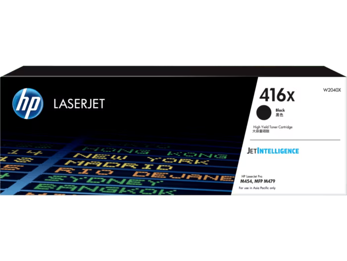 HP [416x] (W2040X/ W2041X/ W2042X/ W2043X) 原廠鐳射碳粉匣 LaserJet Toner Cartridge [黑色 Black/ 青色 Cyan/ 黃色 Yellow/ 品紅色 Magenta]