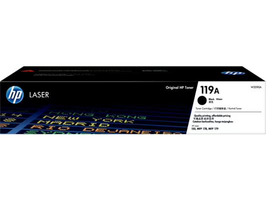 HP [119A] (W2090A/ W2091A/ W2092A/ W2093A) 原廠鐳射碳粉匣 LaserJet Toner Cartridge [黑色 Black/ 青色 Cyan/ 黃色 Yellow/ 品紅色 Magenta]