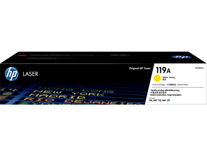 HP [119A] (W2090A/ W2091A/ W2092A/ W2093A) 原廠鐳射碳粉匣 LaserJet Toner Cartridge [黑色 Black/ 青色 Cyan/ 黃色 Yellow/ 品紅色 Magenta]