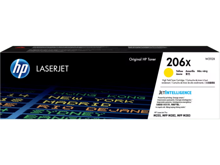 HP [206X] (W2110X/ W2111X / W2112X / W2113X) 原廠鐳射碳粉匣 LaserJet Toner Cartridge [黑色 Black/ 青色 Cyan/ 黃色 Yellow/ 品紅色 Magenta]