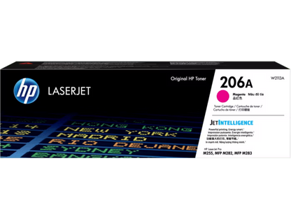 HP [206A] (W2110A/ W2111A/ W2112A/ W2113A) 原廠鐳射碳粉匣 LaserJet Toner Cartridge [黑色 Black/ 青色 Cyan/ 黃色 Yellow/ 品紅色 Magenta]