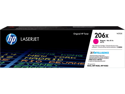 HP [206X] (W2110X/ W2111X / W2112X / W2113X) 原廠鐳射碳粉匣 LaserJet Toner Cartridge [黑色 Black/ 青色 Cyan/ 黃色 Yellow/ 品紅色 Magenta]