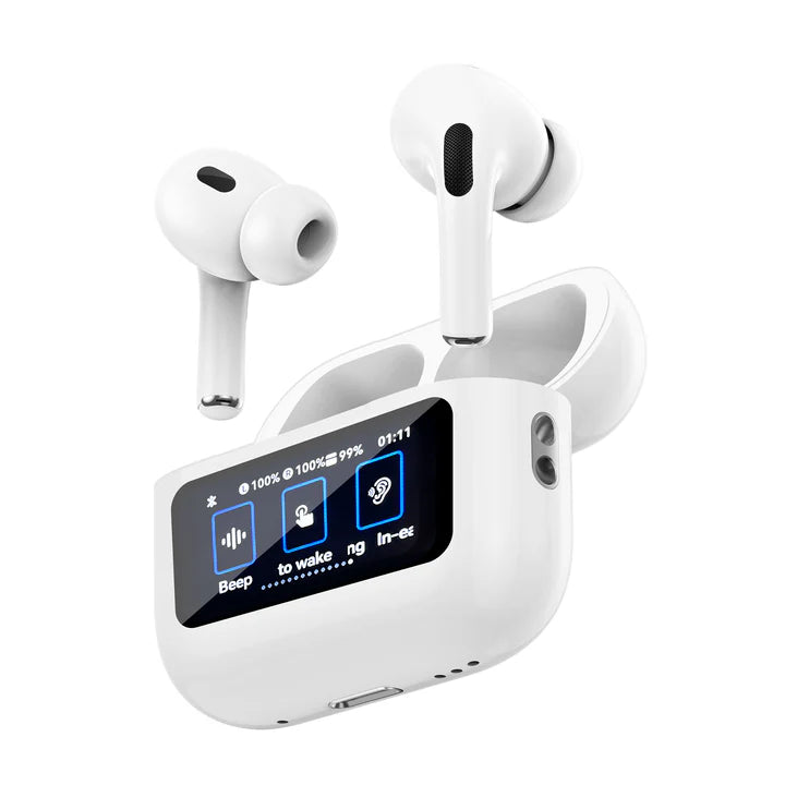 WIWU T22 觸碰顯示屏降噪真無線藍牙耳機 Wireless Earbuds with Display