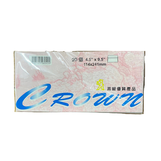 白信封 White Envelopes [4.5”x9.5” | 橫口 side flap]
