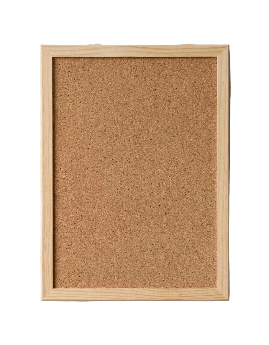 木邊單面水松板 Wooden frame Single Side Cork Board [Multiple sizes 多款尺寸]