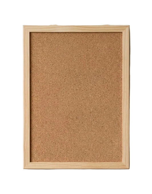 木邊單面水松板 Wooden frame Single Side Cork Board [Multiple sizes 多款尺寸]
