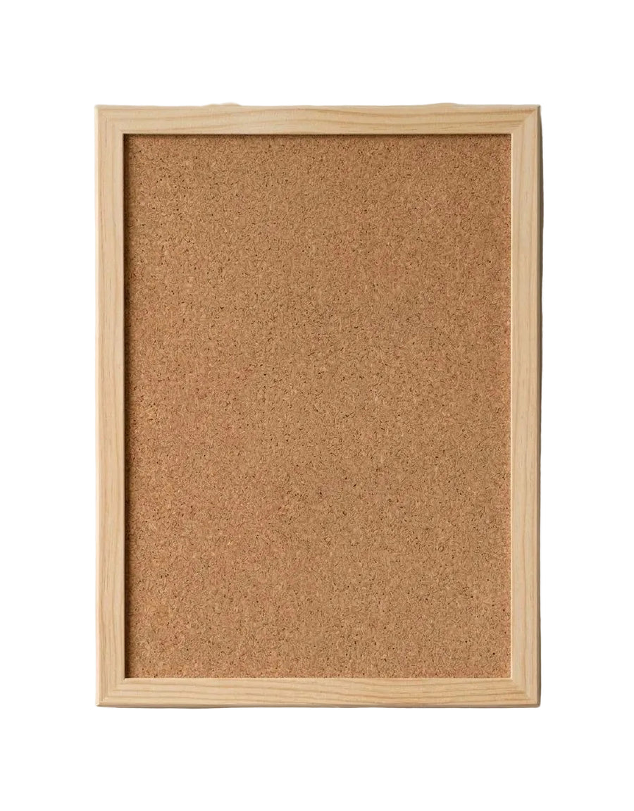 木邊單面水松板 Wooden frame Single Side Cork Board [Multiple sizes 多款尺寸]