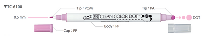 吳竹 ZIG clean colour dot [4 colour set |TC-6100/4V]