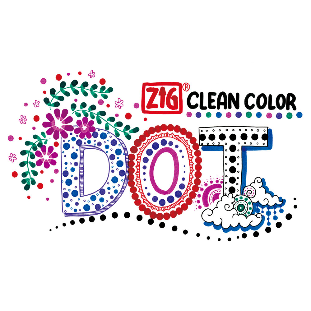ZIG clean colour dot [6 colour set |TC-6100/6V]