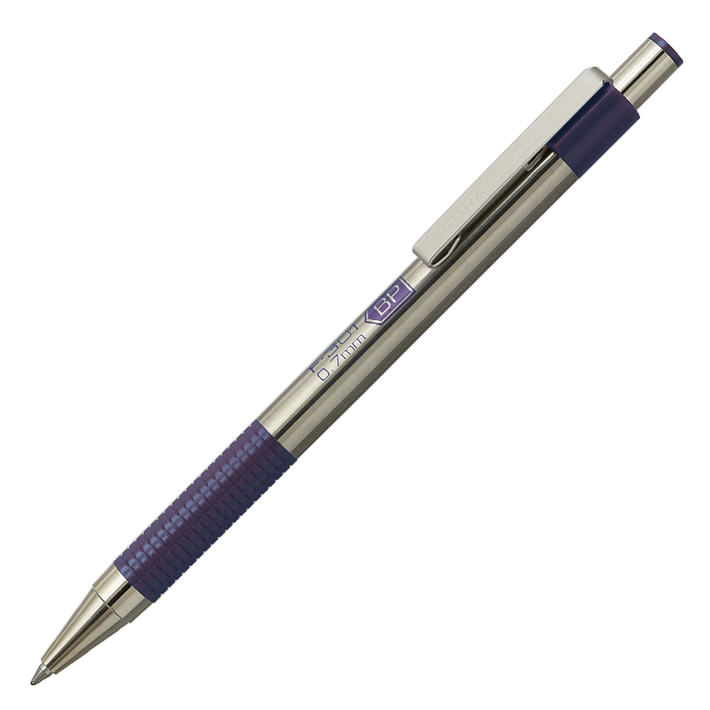 Zebra F-301 0.7mm 鋼套原子筆 metal ball pen