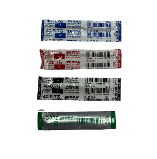 Zebra 替芯 Refill: 4C-0.7