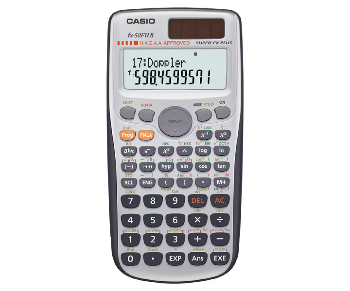 CASIO [fx-50FHII] 科學計數機 Scientific Calculator