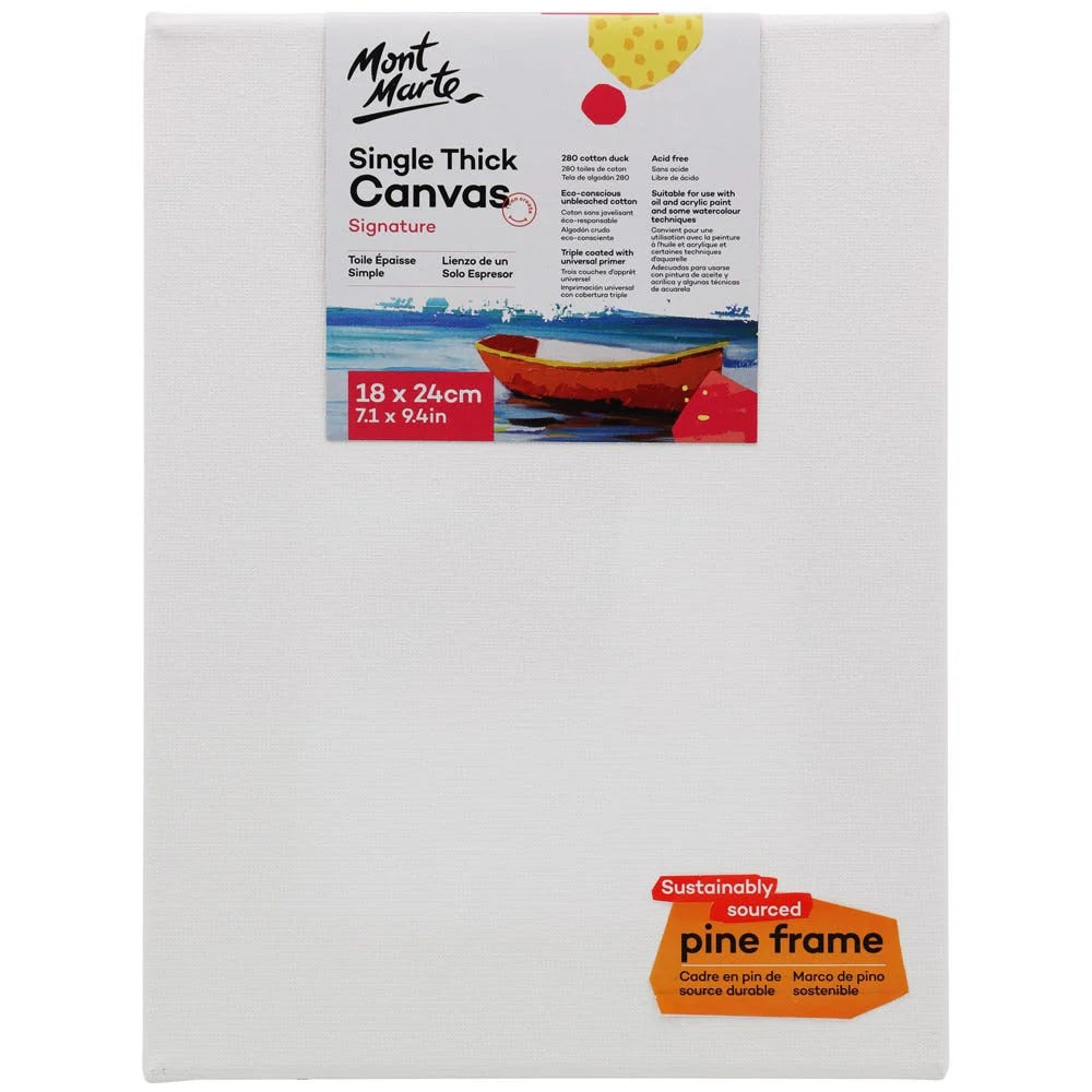 Mont Marte 畫布 Single Thick Canvas Signature -[多款尺寸-Multiple Sizes]